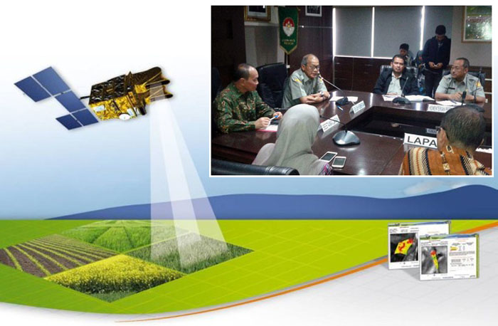 Kementan Manfaatkan Citra Satelit Tingkatkan Produksi   Pangan 